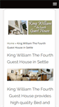 Mobile Screenshot of kingwilliamthefourthguesthouse.co.uk